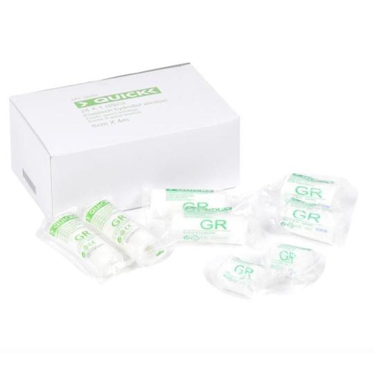 Quick elastisch hydrofiel 8 cm x 4 m per stuk
